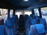 Modern minibus with air conditioning, which we appreciated in such a sunny day