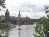 extraordinary view on the Charles Bridge from the Lesser Town