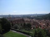 Nice view on sunny Prague